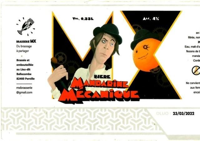 Mandarine Mécanique 4.0%, Brasserie MX, France
