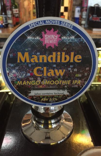 Mandible Claw 5.2%, Shiny Brewing, England