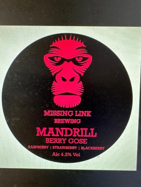 Mandrill - V2 4.2%, Missing Link Brewing, England