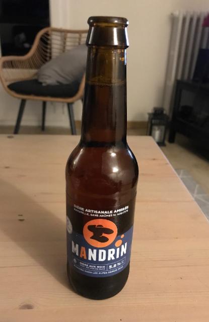Mandrin Bière Aux Noix 5.8%, Brasserie Du Dauphiné (Mandrin), France