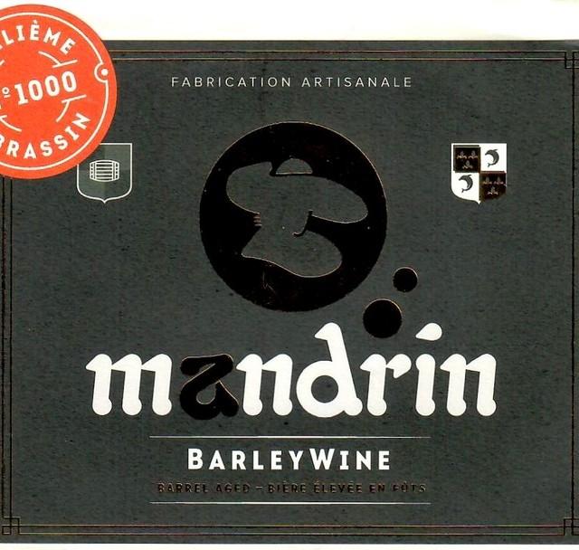 Mandrin Barley Wine 9.0%, Brasserie Du Dauphiné (Mandrin), France