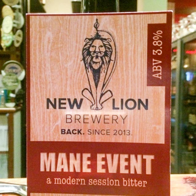 Mane Event 3.8%, New Lion Brewery, England