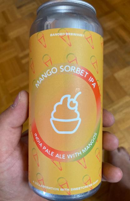 Mange sorbet ipa 6.8%, Banded Brewing Co, United States