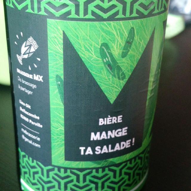 Bière Mange Ta Salade ! 4.0%, Brasserie MX, France