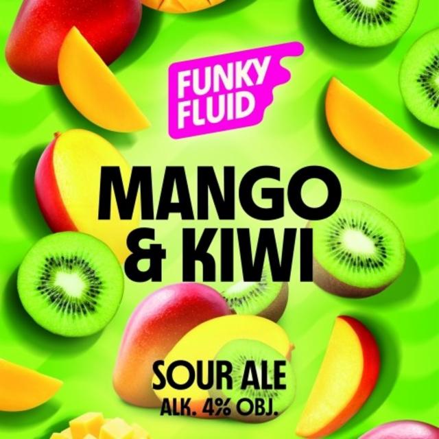 Mango & Kiwi Sour Ale 4.0%, Funky Fluid, Poland