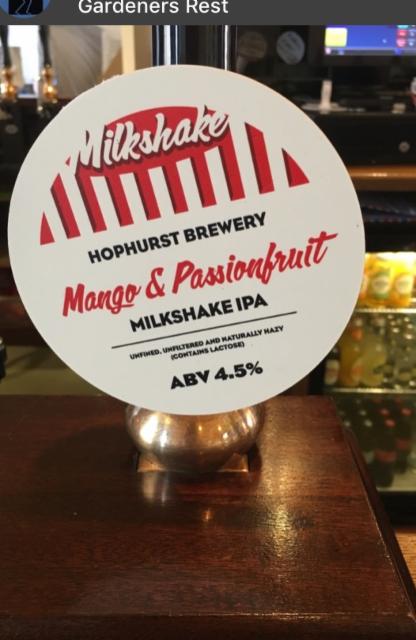 Mango & Passionfruit Milkshake IPA 4.5%, Hophurst Brewery, England