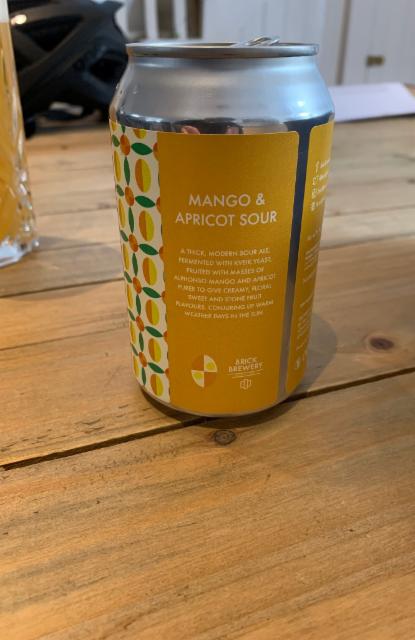 Mango and apricot sour 4.7%, Brick Brewery, England