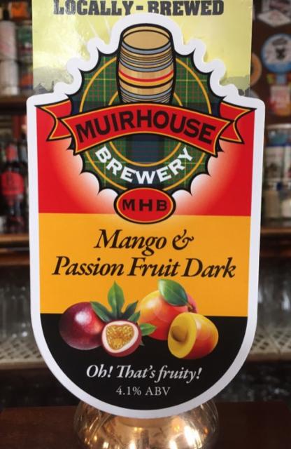 Mango and Passion Fruit Dark 4.1%, Muirhouse Brewery, England