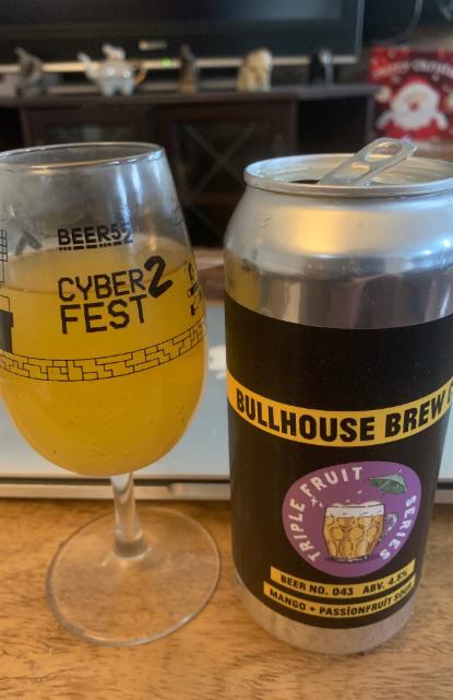 Mango and Passionfruit sour 4.5%, Bullhouse Brew Co., Northern Ireland