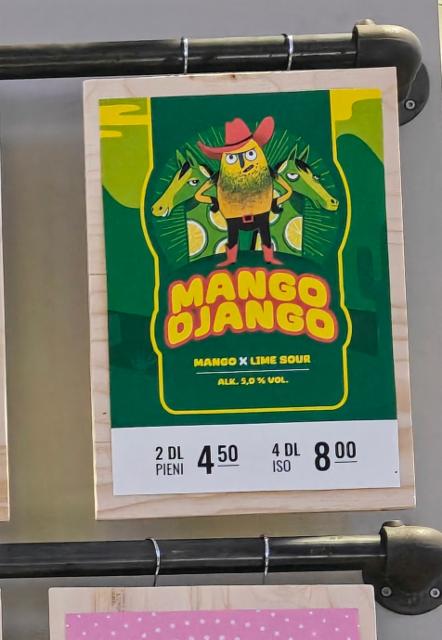 Mango Django 5.0%, Varikko Panimo, Finland