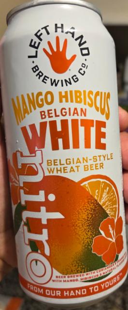 Mango Hibiscus Belgian White Nitro 4.8%, Left Hand Brewing, United States
