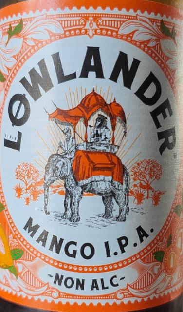 Mango I.P.A non-alc 0.3%, Lowlander Botanical Beer, Netherlands