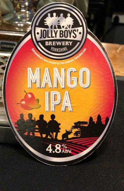 Mango IPA 4.8%, Jolly Boys Brewery Ltd, England