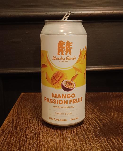 Mango Passion Fruit, Bear & Boar Brewery