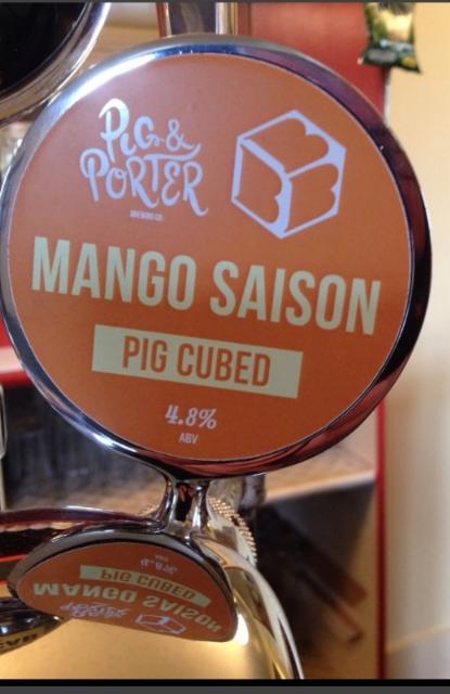 Mango Saison Pig Cubed 4.8%, Pig & Porter Brewing Co., England