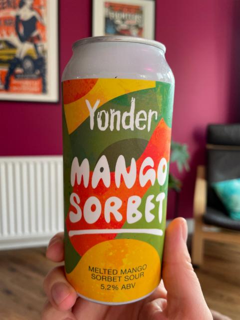 Mango Sorbet 5.2%, Yonder Brewing, England