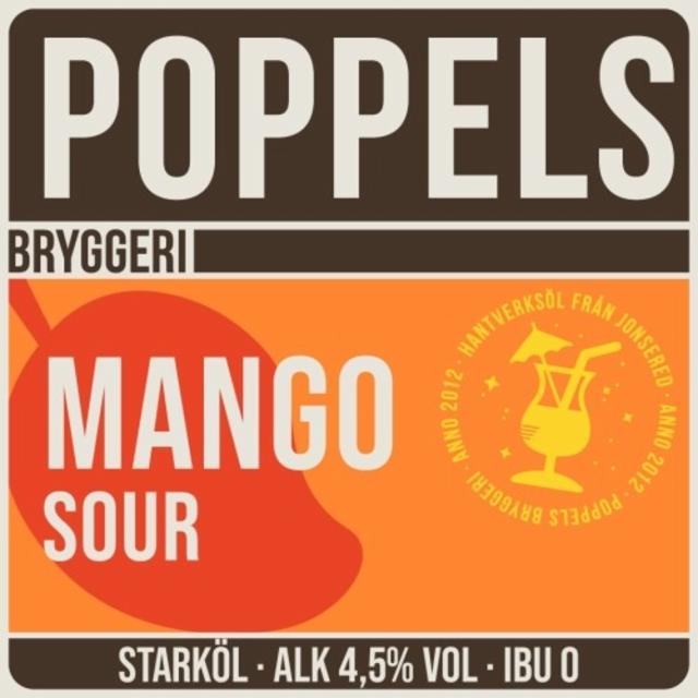 Mango Sour 4.5%, Poppels Bryggeri, Sweden