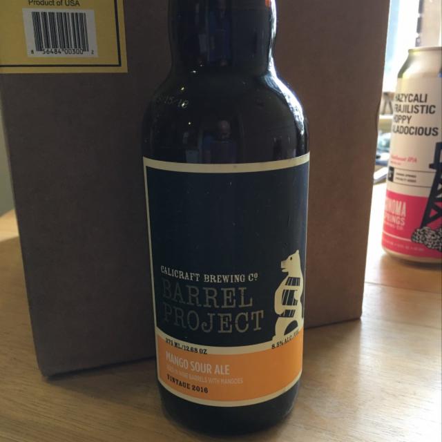 Barrel Project: Mango Sour Ale 8.5%, Calicraft Brewing Company, United States