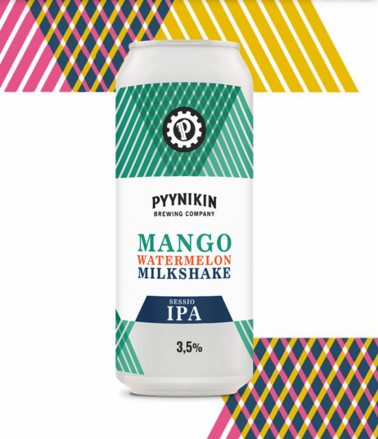 Mango Watermelon Milkshake IPA 3.5%, Pyynikin Brewing Company, Finland