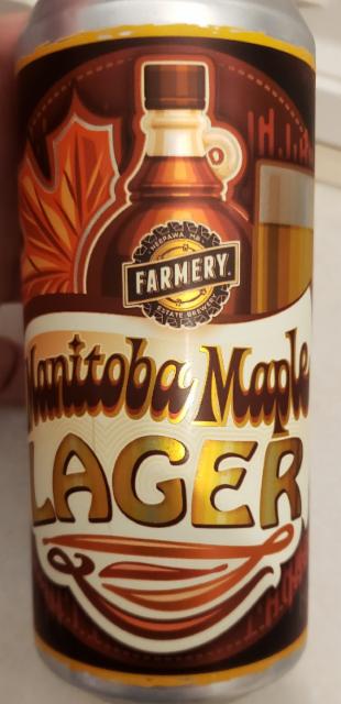 Manitoba Maple Lager 5.0%, Farmery, Canada