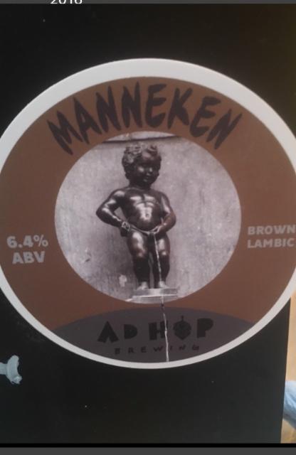 Manneken 6.4%, Ad Hop Brewing Ltd, England
