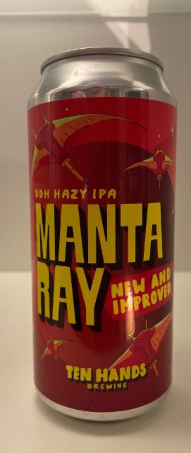 Manta Rey New And Improved 7.0%, Ten Hands Brewing, Sweden