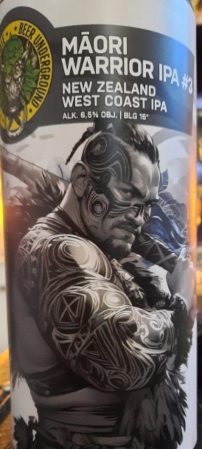 maori warrior ipa #3, Piwne Podziemie