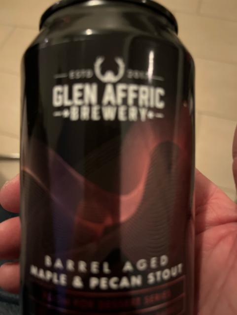 Maple and pecan stout 10.2%, Glen Affric Brewery, England