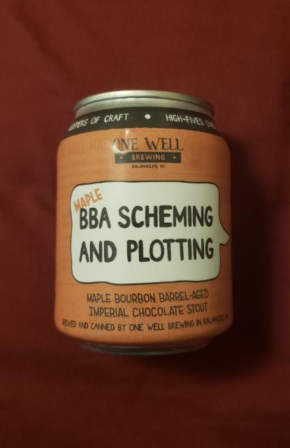 Maple BBA Scheming and Plotting 13.2%, One Well Brewing, United States