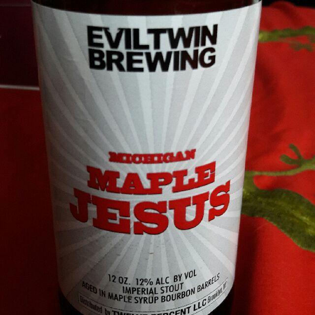 Maple Jesus 12.0%, Evil Twin Brewing, United States