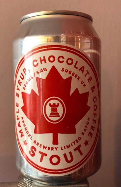Maple Syrup, Chocolate & Coffee Stout 5.4%, Arundel Brewery, England