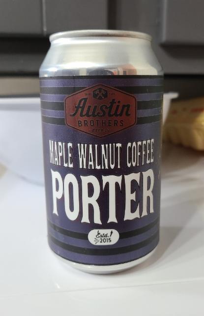 Maple Walnut Coffee Porter 6.3%, Austin Brothers' Beer Company, United States
