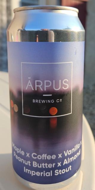 maple x coffee x vanilla x peanut butter x almonf 11.5%, Ārpus Brewing Co., Latvia