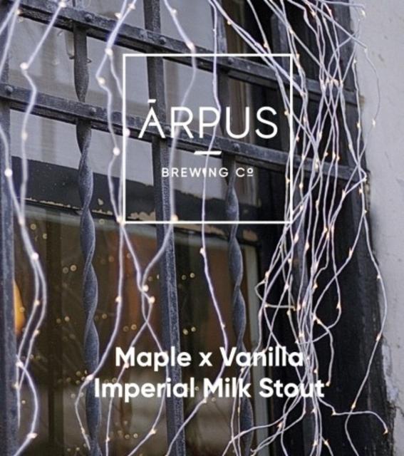 Maple x Vanilla Imperial Milk Stout 12.0%, Ārpus Brewing Co., Latvia