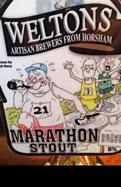 Marathon Stout 5.0%, Weltons Brewery Ltd, England