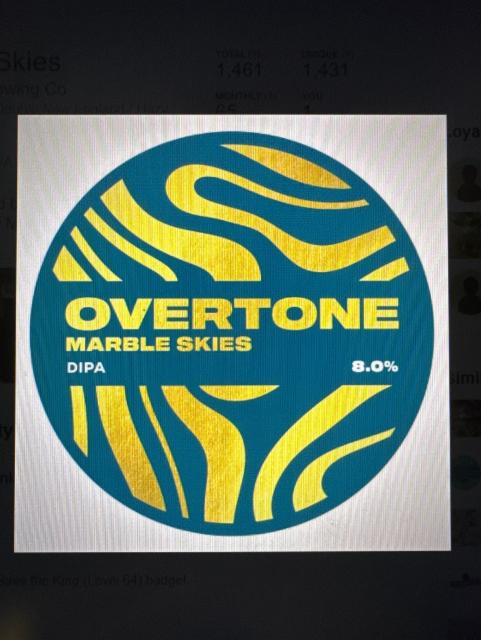 Marble Skies 8.0%, Overtone Brewing Co., Scotland