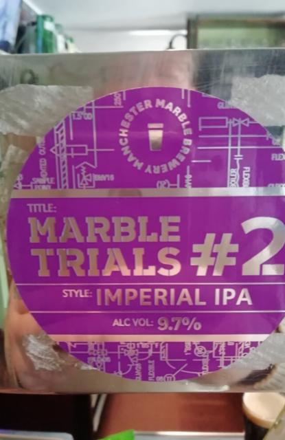 Marble Trials #2 9.7%, Marble Beers, England