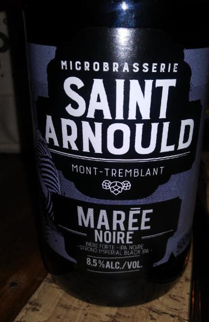 maree noire 8.5%, Microbrasserie Saint Arnould, Canada