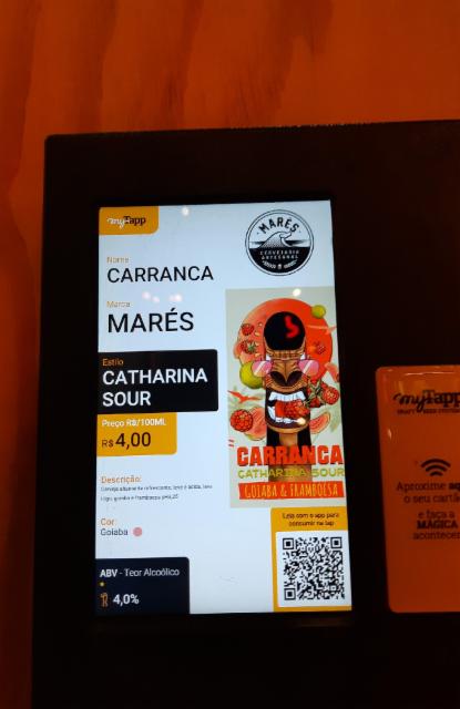 Marés Catahrina Sour 4.0%, Marés Cervejaria Artesanal, Brazil