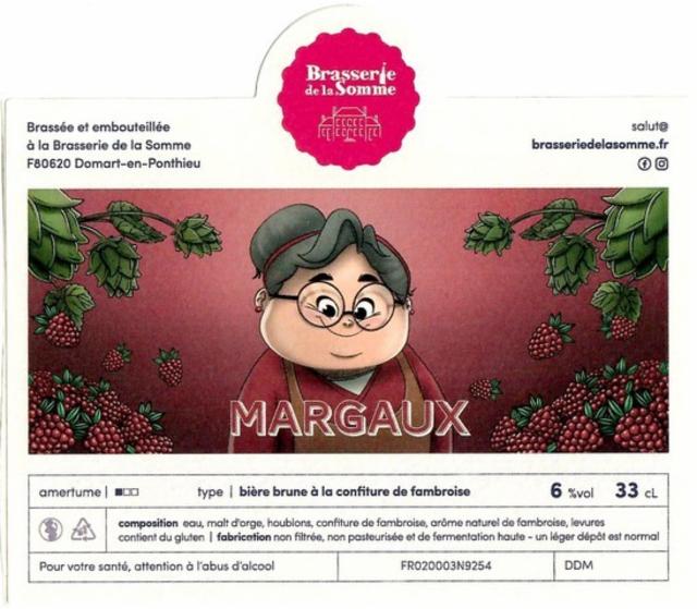 Margaux 6.0%, Brasserie De La Somme, France