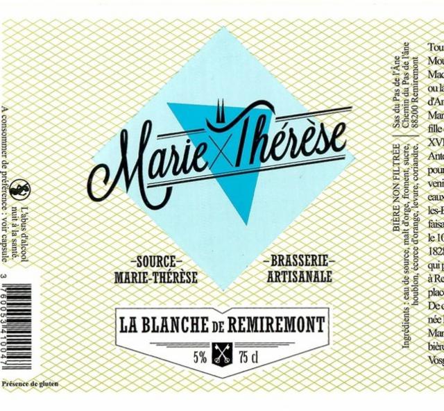 Marie Thérèse Blanche 5.0%, Brasserie Marie-Thérèse, France