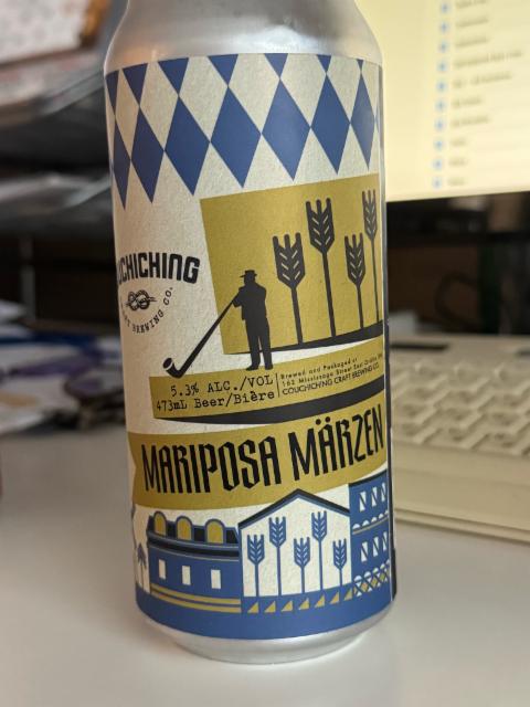 Mariposa Märzen, Couchiching Craft Brewing Co.