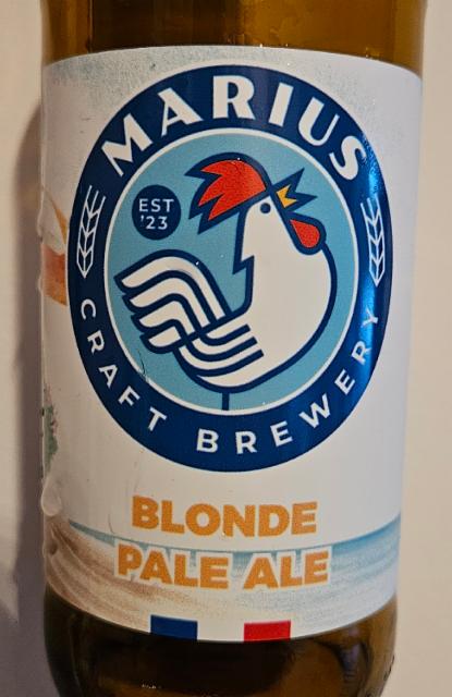 Marius Blonde, Marius Craft Brewery - Brasserie Du Champ Fleuri