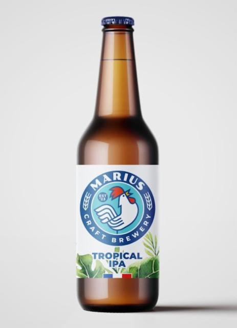 Marius Tropical IPA 5.5%, Marius Craft Brewery - Brasserie Du Champ Fleuri, France