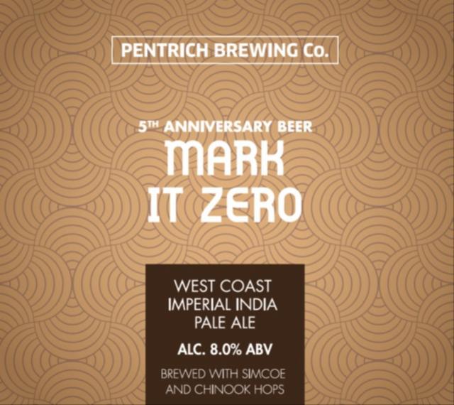 Mark It Zero 8.0%, Pentrich Brewing, England