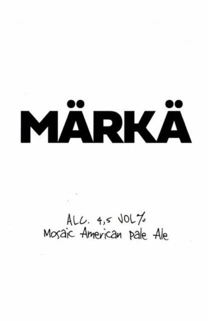 Märkä 4.5%, Maku Brewing, Finland