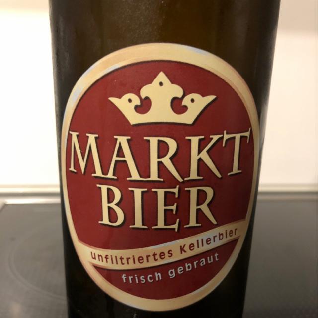 Marktbier Unfiltriertes Kellerbier, Hieber's Hausbrauerei Marktbier