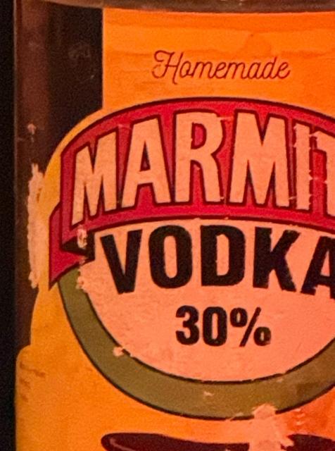 Marmite vodka 30.0%, Beartown Brewery, England
