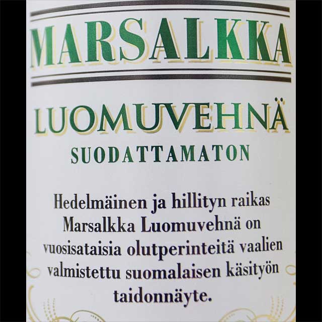 Marsalkka Luomuvehnä 4.6%, Saimaa Brewing Company, Finland