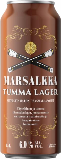 Marsalkka Tumma Lager 6,0%, Saimaa Brewing Company, Finland